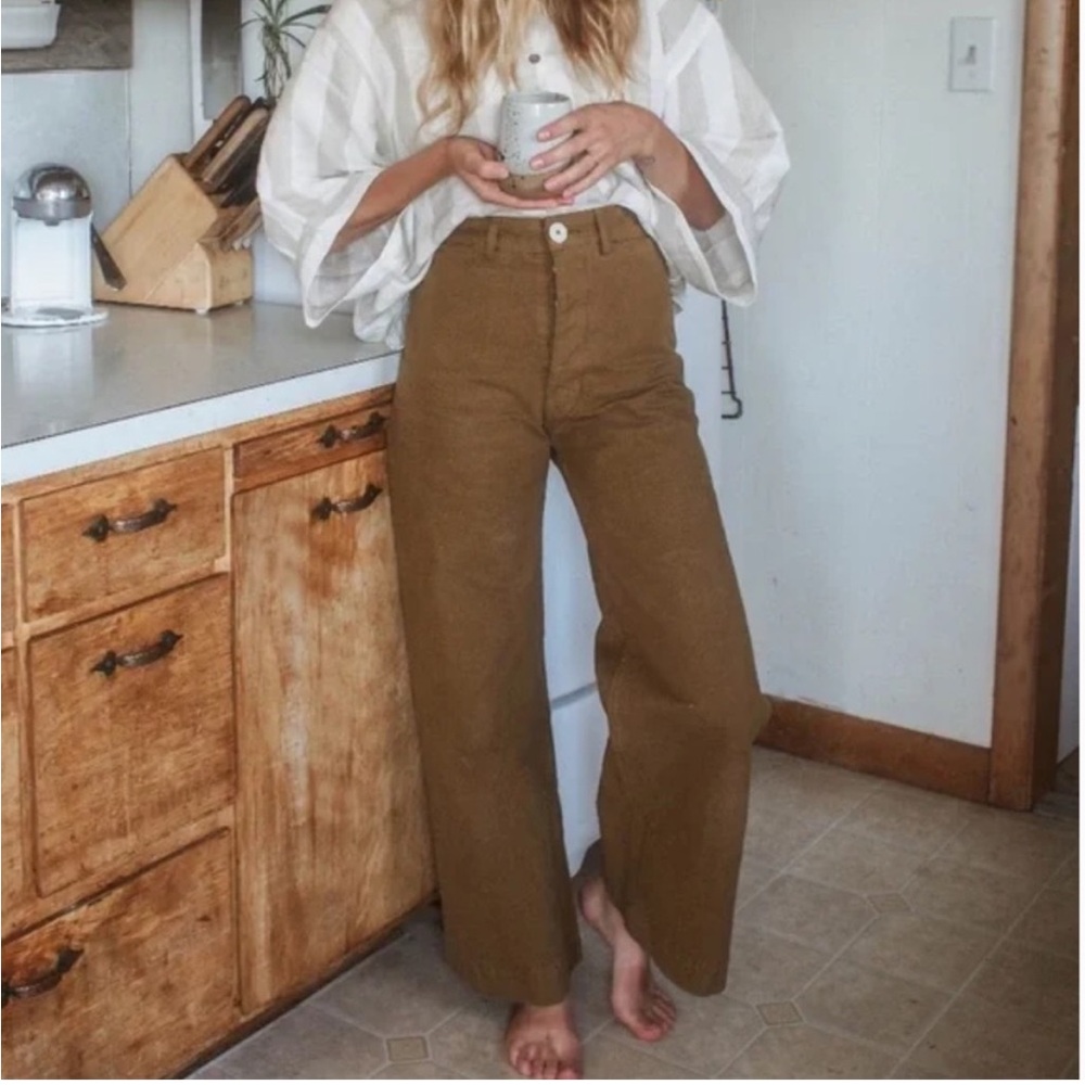 Jesse Kamm Sailor Pants Tan Size 4